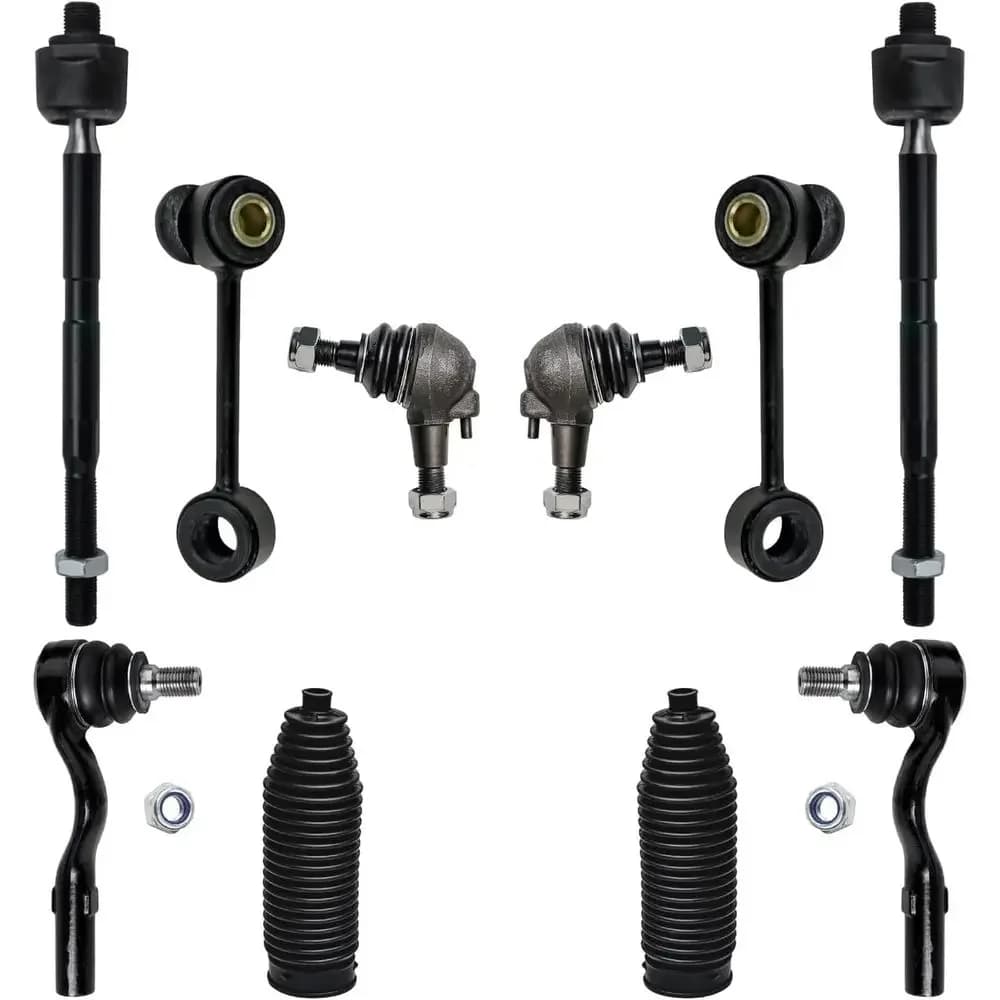 Kit di sostituzione giunti sferici inferiori, tiranti stabilizzatori, tiranti dello sterzo e cuffie per modelli E300, E320, E420, E430, E55