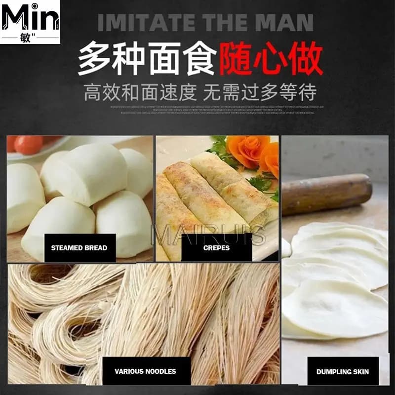 Macchina Elettrica per Pressare la Pasta in Acciaio Inox, per Uso Domestico e Commerciale, Produttore di Noodle e Sfogliatrice