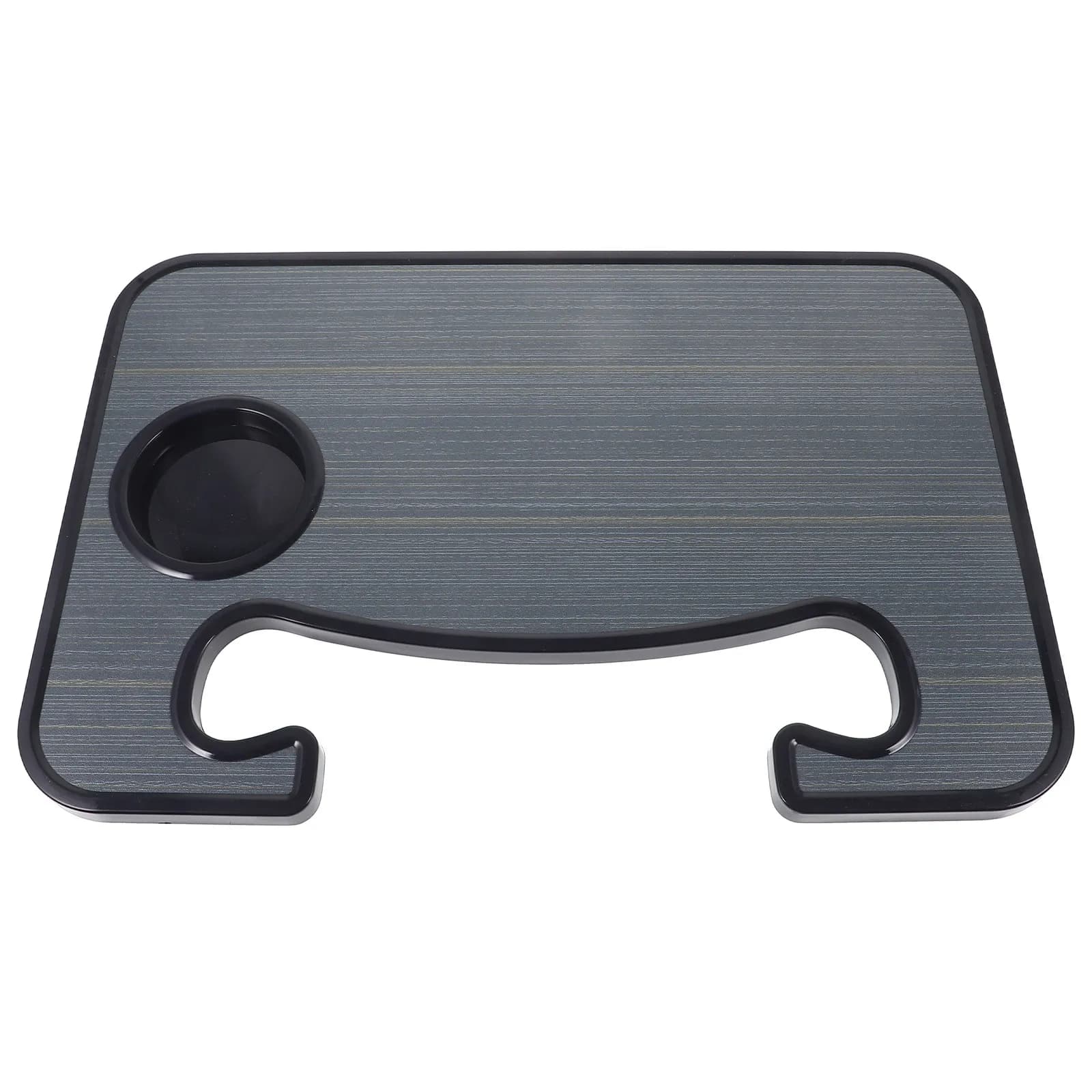 Car Seat Tray Table for Adults and Foldable Adjustable Vehicle Dining Desk with Cup Holder Bottle Rack Storage Organizer
