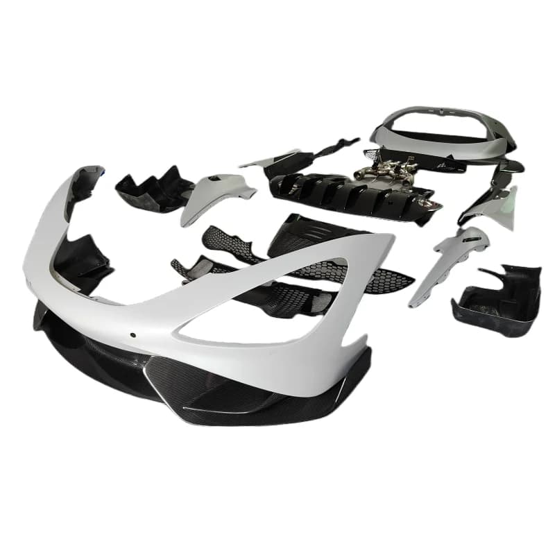 Kit Carrozzeria Completo 720S Upgrade 765LT: Paraurti Anteriore, Diffusore, Minigonne Laterali, Parafanghi, Spoiler Posteriore per McLaren 720S