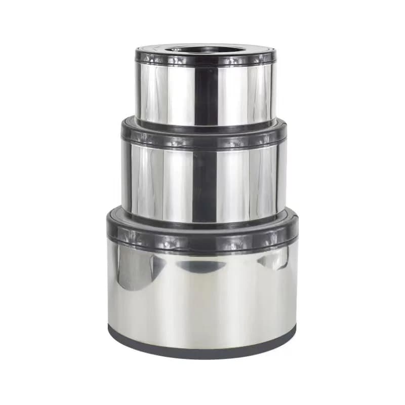 3PCS Stainless Steel Insulated Lunch Box Set, Leak-Proof Food Container for Hot/Cold Food