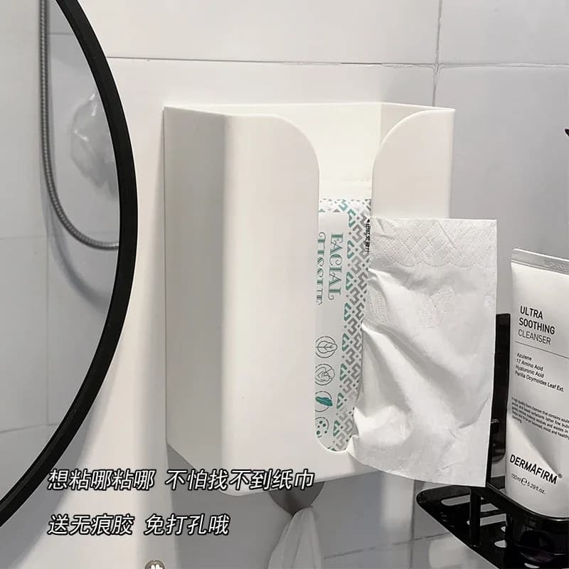 Scatole per fazzoletti da bagno Porta carta Scatola per fazzoletti da appendere a parete Porta fazzoletti Porta tovaglioli da cucina Dispenser di carta igienica