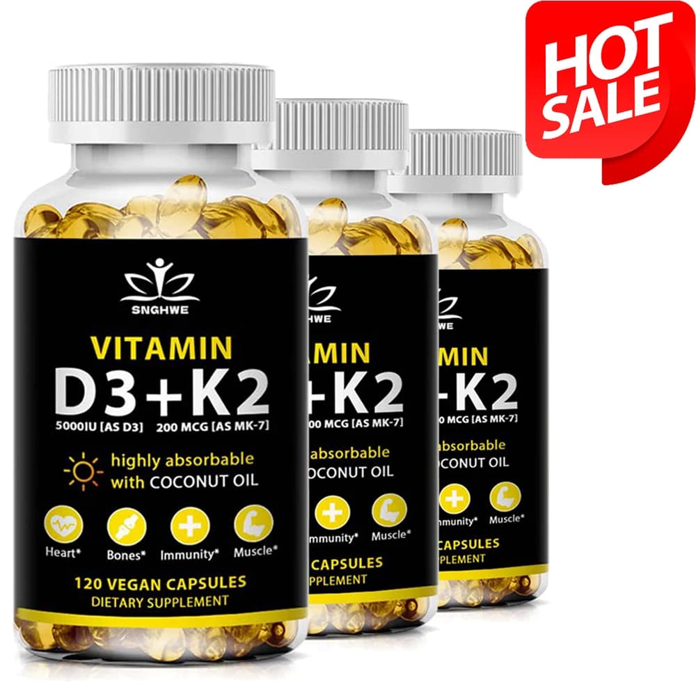 I integratori SNGHWE contengono vitamina D3+K2 per favorire lo sviluppo completo della lingua dei bambini.