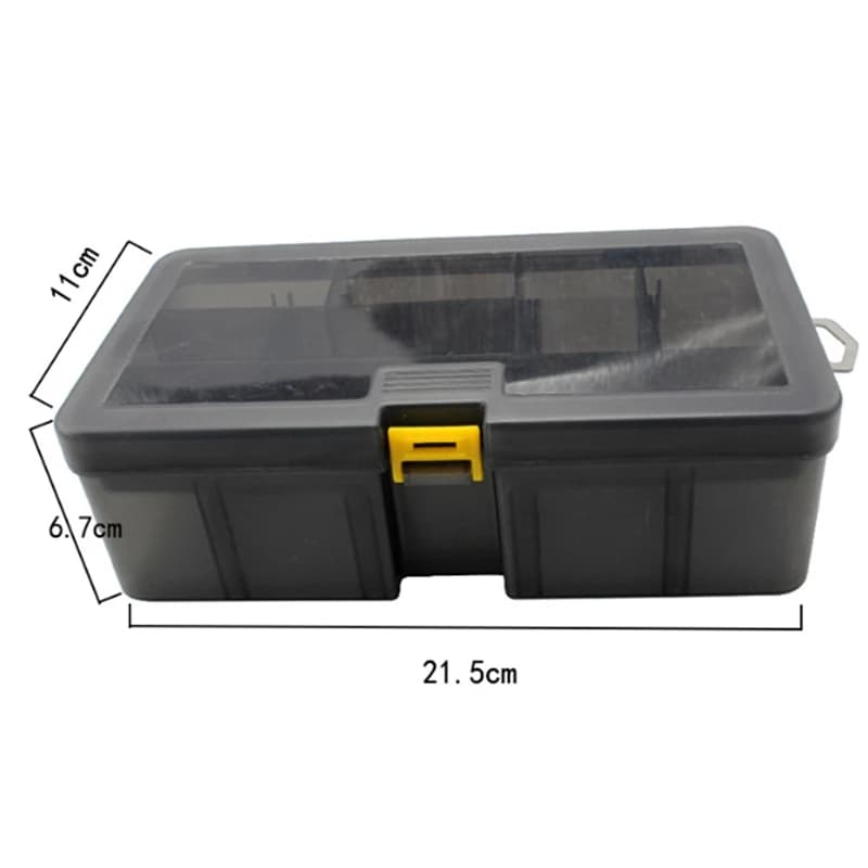 【STOCK】Double Layer Fishing Tackle Box Lures Bait Storage Case Organizer Container Organizer Container Accessories