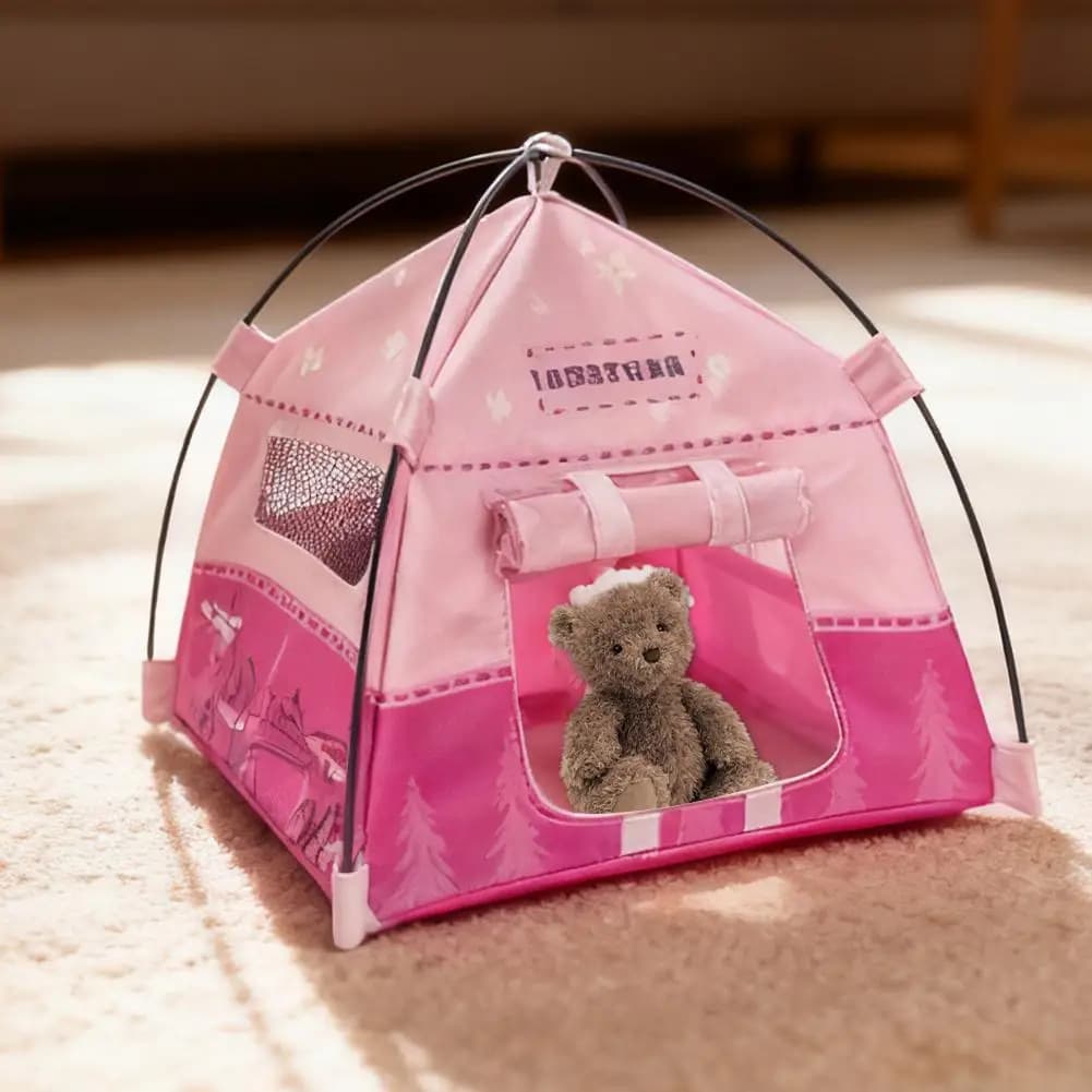 Modellino di tenda da campeggio in scala 1:12, 10 cm, accessorio realistico per casa delle bambole, per esposizione fotografica di giocattoli