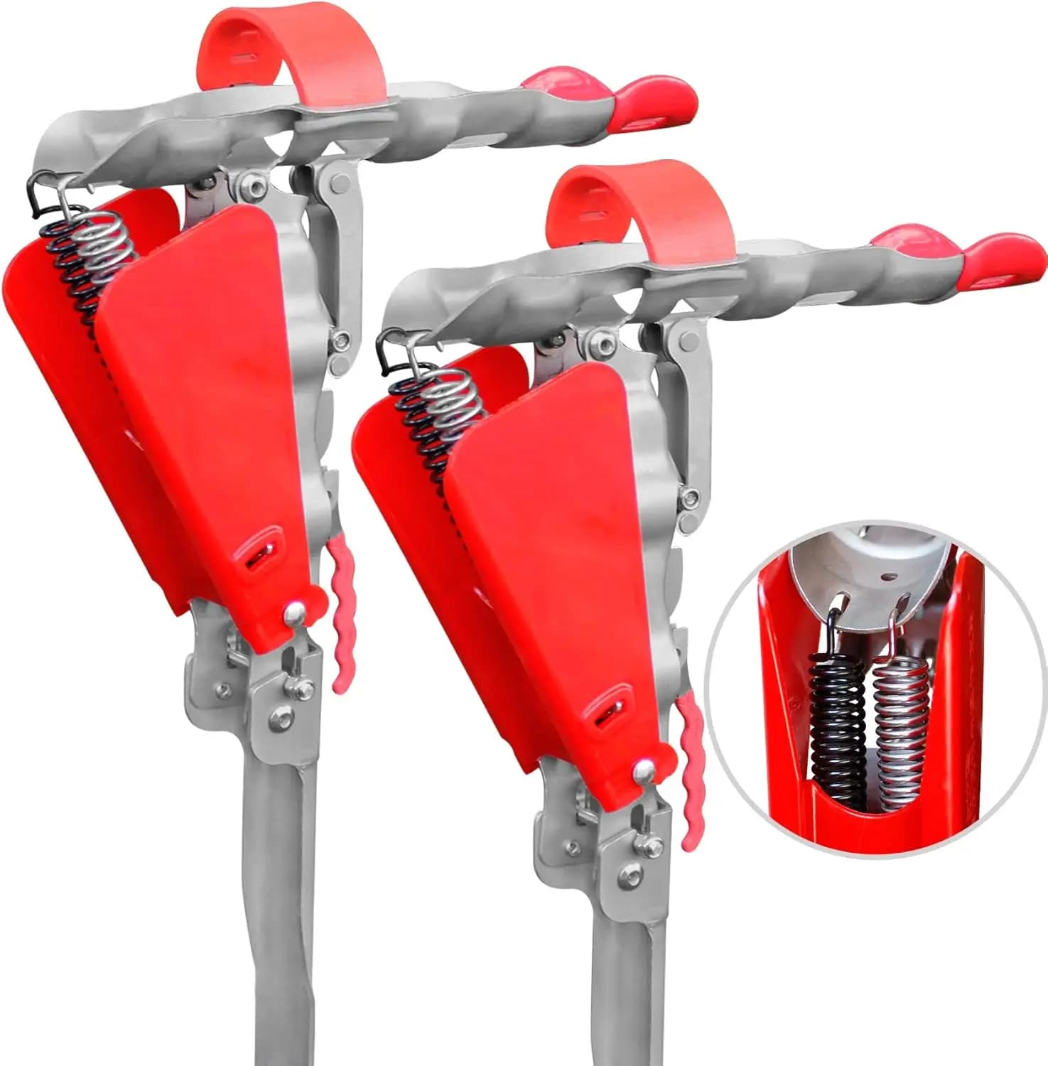 Automatic Support for Fly Fishing Cane (Pack of 2) - Adjustable Folding Door in Stainless Steel for Earth Support