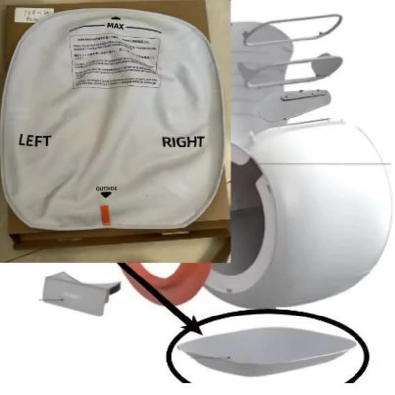 TONEPIE Q-Clean Cat Litter Box Accessories Smart Cat Toilet Q-clean Accessories Original Bottom Silicone Pad Cat Litter Box