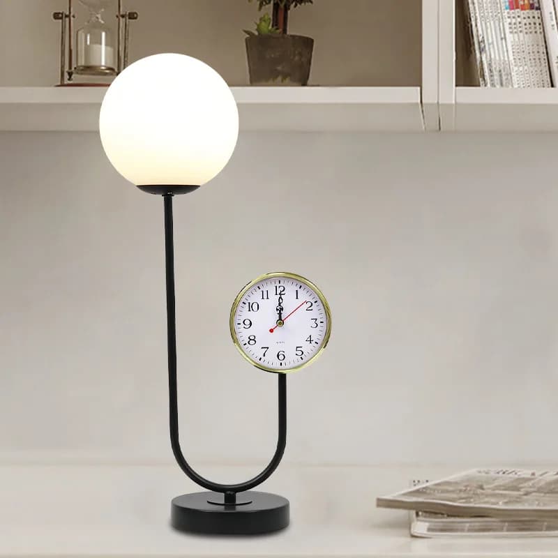Lampada da Scrivania Nordica per Studio, Hotel, Soggiorno, Camera da Letto, Moderna Lampada da Comodino Creativa in Vetro