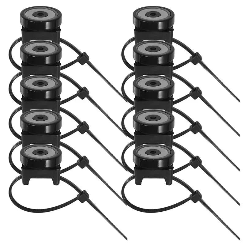 Base per fascette in nylon con supporto per fascette per cavi da 10 pezzi con supporto per fascette per cavi con cerniera per fissaggio stabile del filo