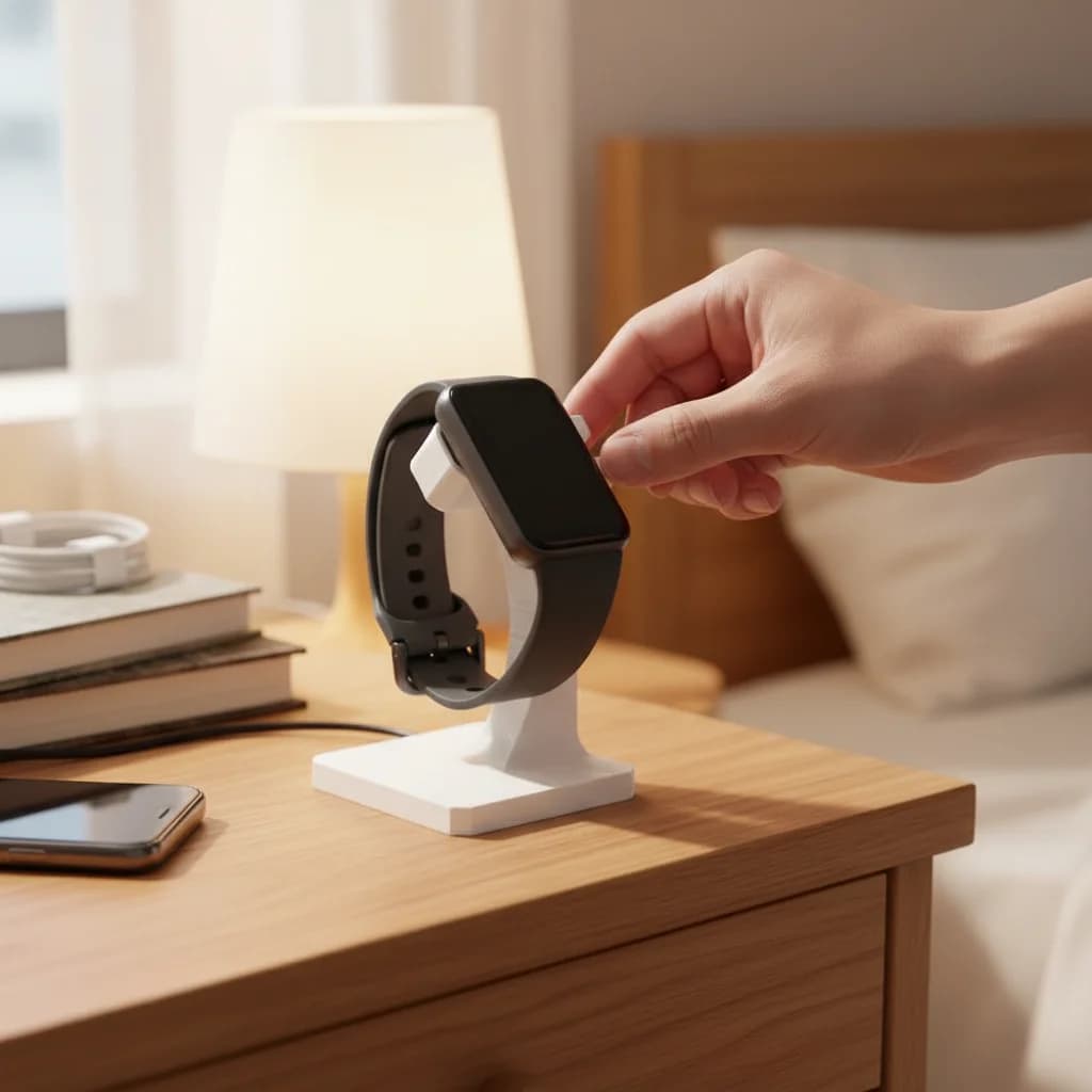 Supporto di ricarica wireless per Samsung Galaxy Fit3, base di ricarica per smartwatch con stampa 3D per braccialetto Samsung Fit3