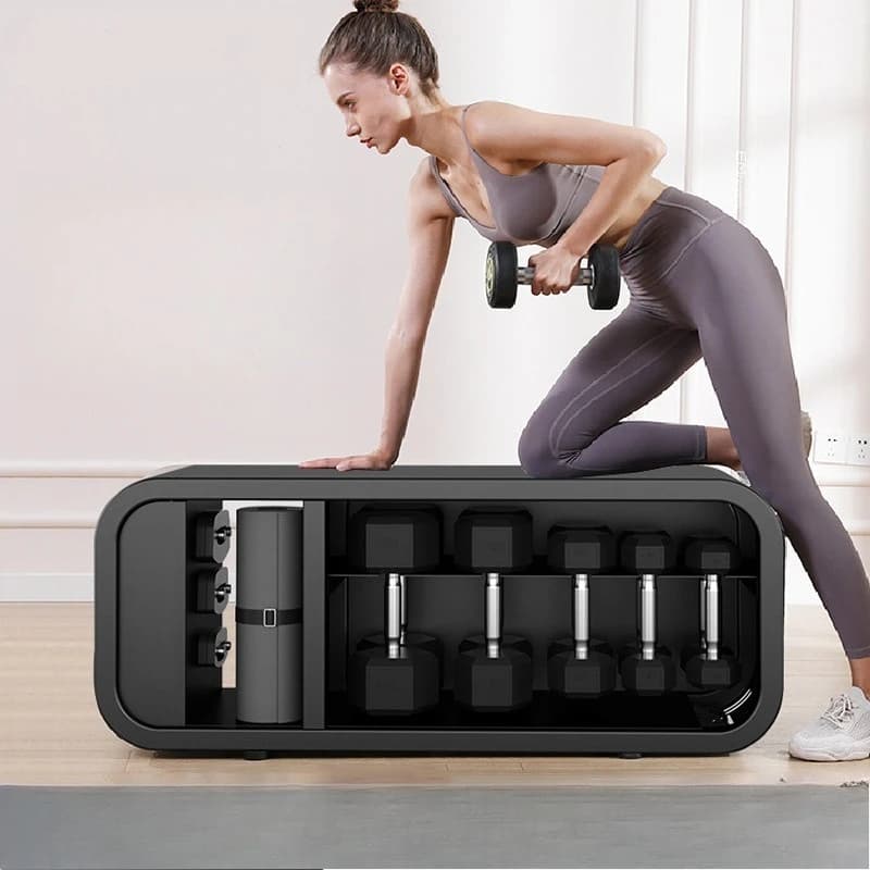 Home Storage Dumbbell Stool Sit-ups Dumbbell Kettlebell Fitness Chair