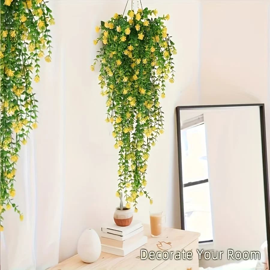 1pc 76cm/29.92in Outdoor Hanging Artificial Plants, Suitable for Indoor And Outdoor Decoration in Homes, Gardens, Weddings