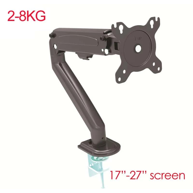 DL-G02 full motion 360 rotate mechanic spring 17"-27" monitor desktop stand computer table mount 2-8kg 100x100 75x75