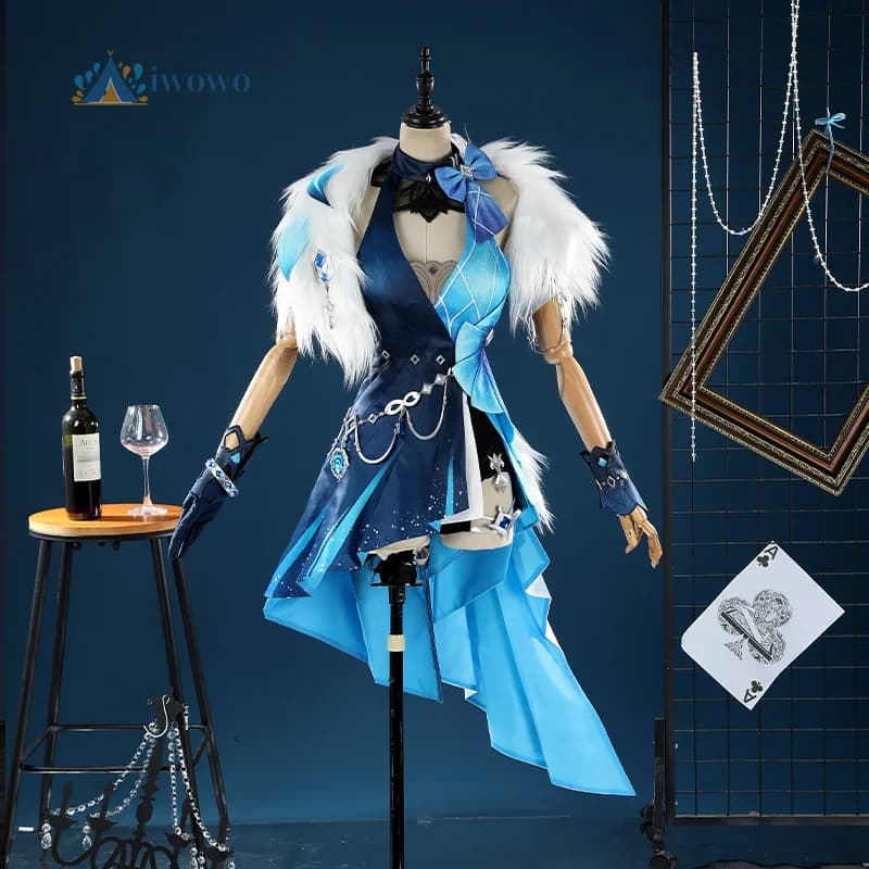 Gioco Genshin Impact Yelan Cosplay Pelle Tranquil Banchetto Costume Cos Holloween Party Donna Abito sexy Abbigliamento