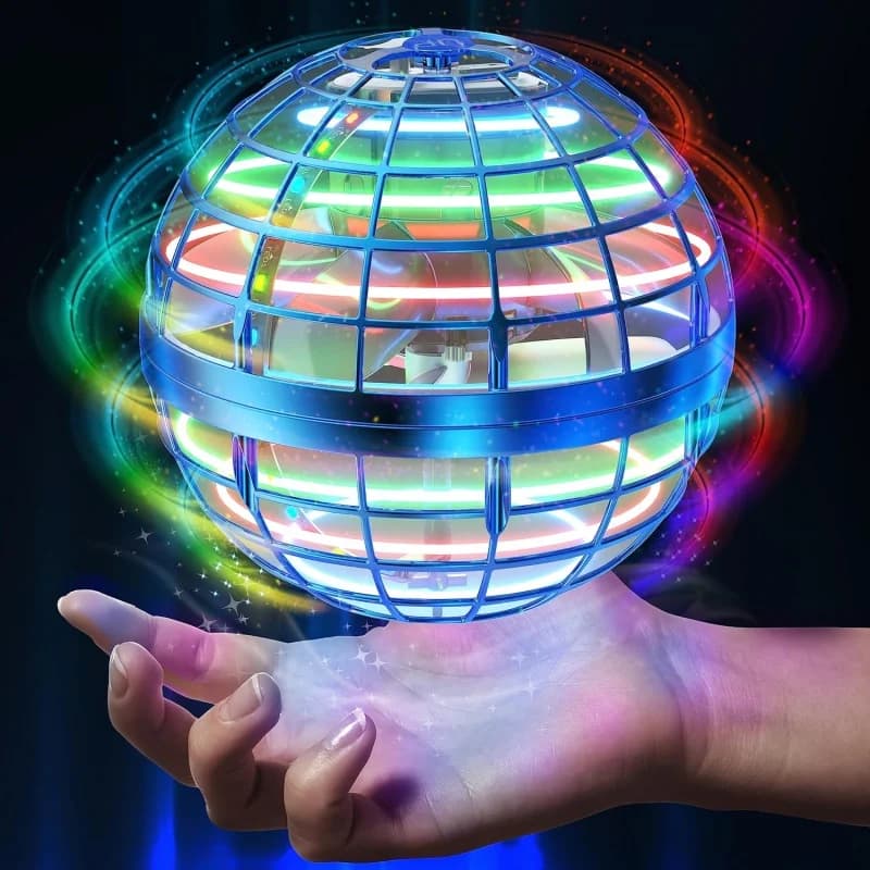 Giocattolo Volante a Forma di Sfera, Globo Cosmico, Boomerang, Hover Ball, Fidget Spinner Galattico, Drone Manuale, Giocattoli Sensoriali Cool per Bambini