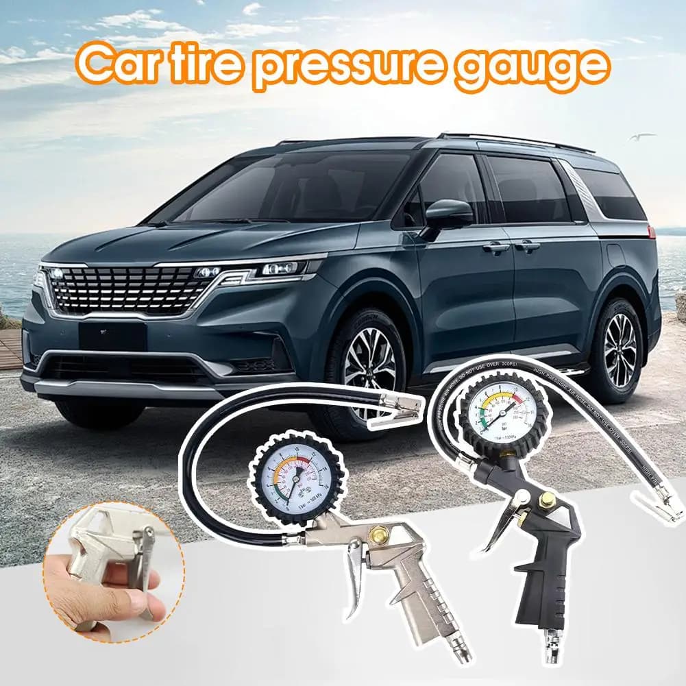 Manometro per pneumatici per auto Indicatore di pressione dei pneumatici ad alta precisione Display digitale Misurazione della pressione Manometro di gonfiaggio ad immersione in olio