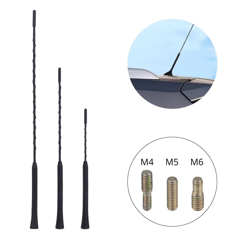 9/11/16 inches for car mounting on the roof top universal antenna stereo FM FM signal antenna amplified antenna whip antenna for VW Toyota