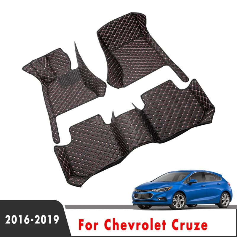 Car mats Luggage mats for Chevrolet Cruze MK2 2021 2020 2019 2018 2017 2016 Interior cars Footwear Accessories Covers