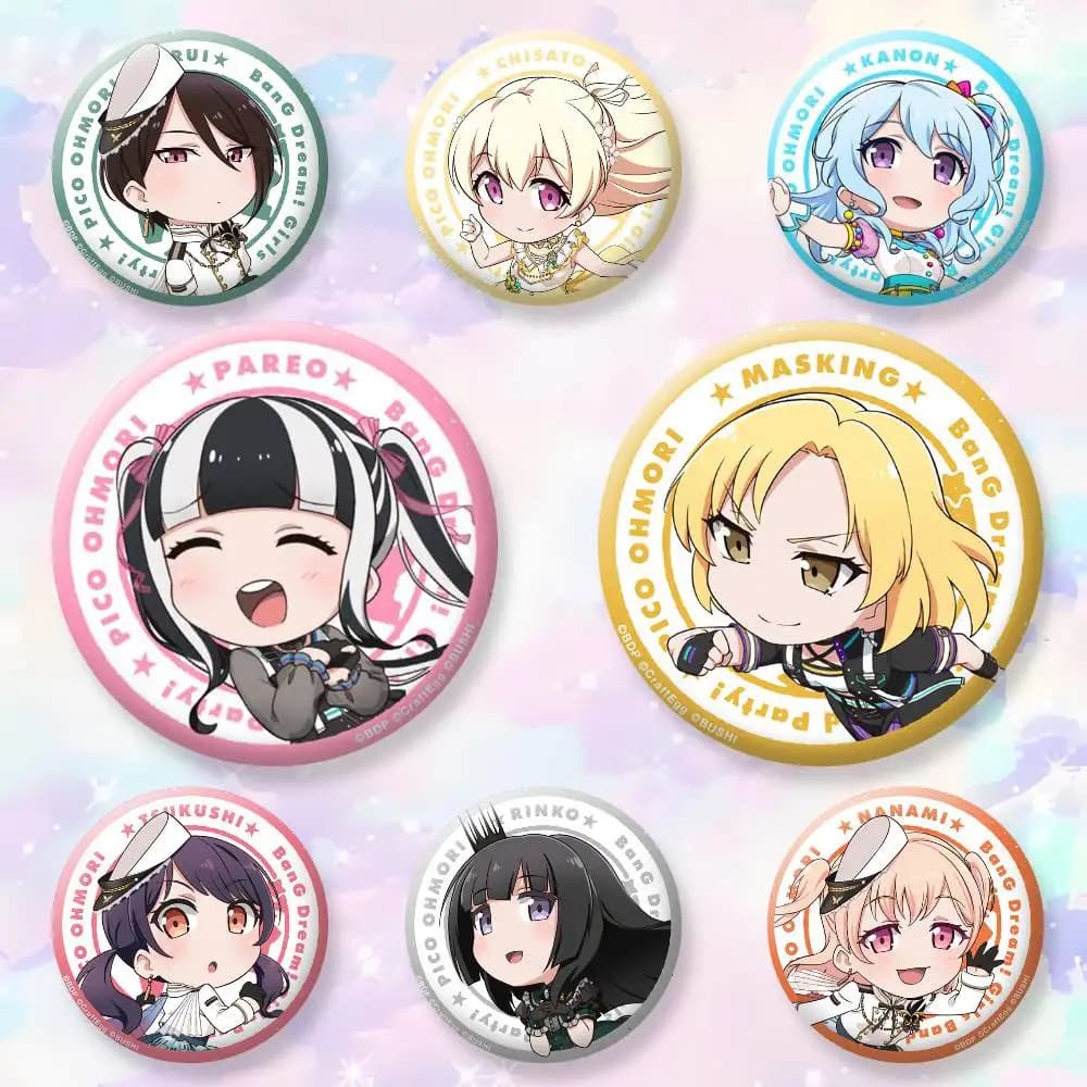 Spille Decorative BanG Dream PAREO MASKING RUI per Zaini, Abbigliamento, Gioielli e Regali per Bambini