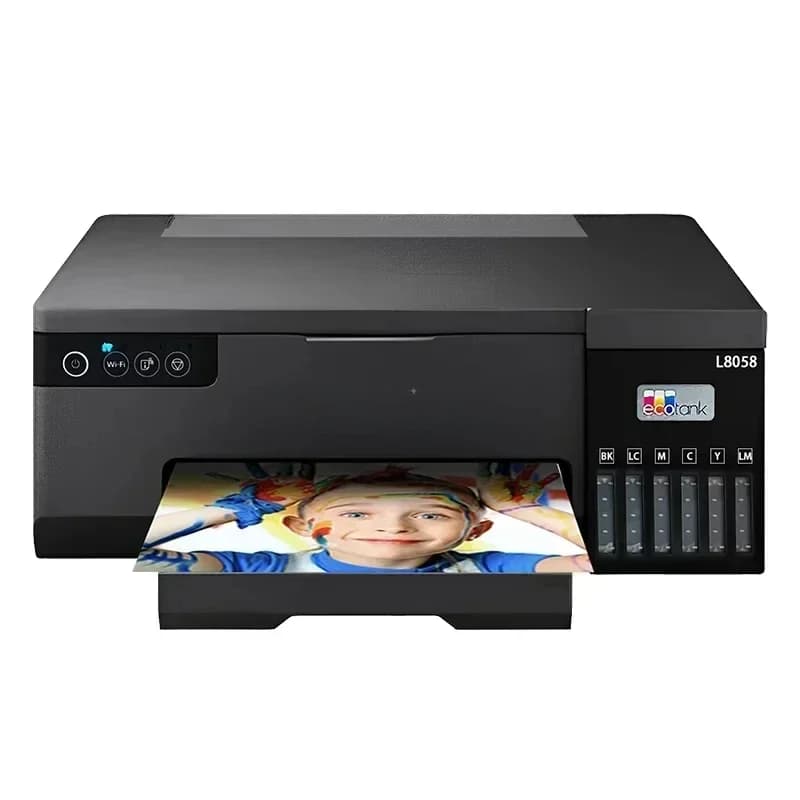 Vendita caldaL8058/L8050 Stampante a getto d'inchiostro Stampante Cd Dvd Stampante a sublimazione A4 Stampa digitale Marketing Scheda chiave calda senza fili Carta