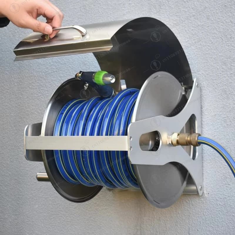 1PC Hot Sale Multifunctional Metal Garden Water Pipe Coil for Irrigation, Irrigation, Car Wash