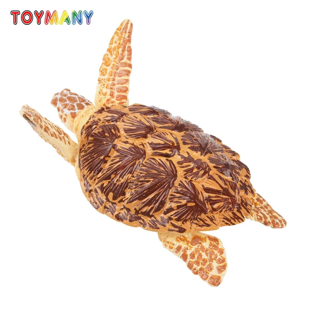 Toymany Simulazione Nuoto Hawksbill Tartaruga marina Oceano Modello animale Giocattolo Mini Figure Bambole Action Figurine Giocattoli Regalo per bambini
