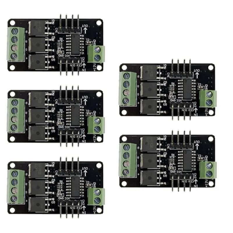 Shield Driver LED RGB 5 Pezzi con Chip P9813 per Arduino UNO R3 STM32 AVR 5V 72W Max, Controllo MCU