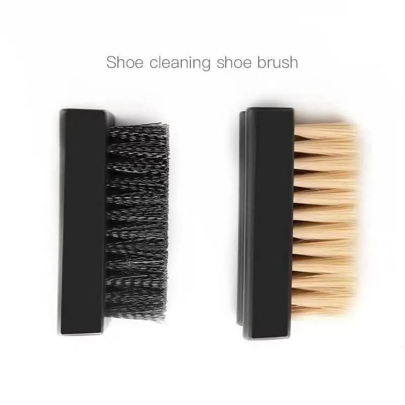 1 paio di spazzole per scarpe in nylon, con setole morbide e rigide perfettamente adatte per la pulizia profonda, un strumento durevole per la cura delle scarpe per la casa.