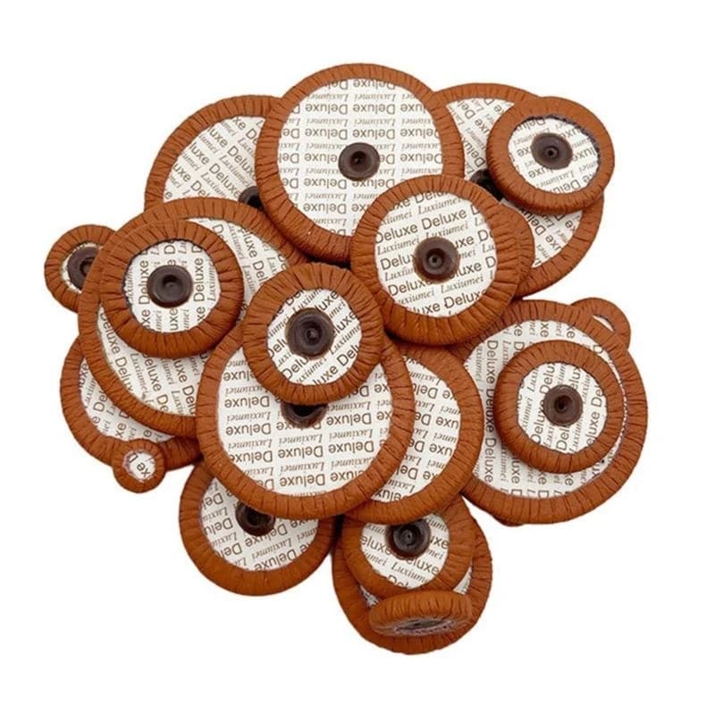 25Pcs Altos Saxophone Pad Saxophone Pads Sax Leather Pad Replacement for Saxophone Part Performances Playing Accessories
