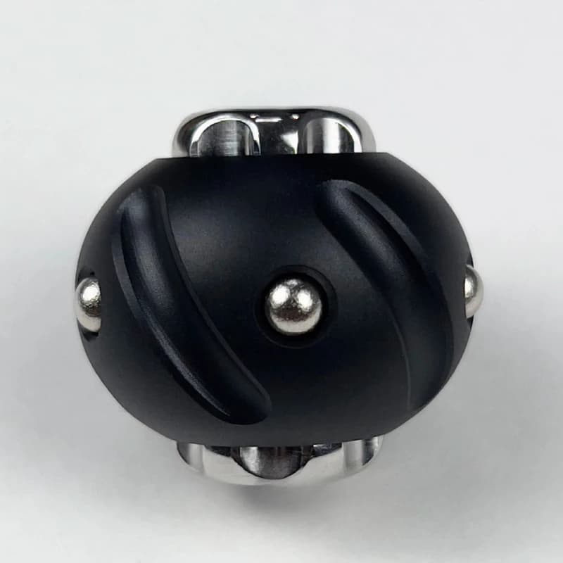 Mini Fidget Spinner a Forma di Coltello, Ciondolo in Metallo, Giocattolo Antistress EDC per Adulti, Anti-Ansia, Coltello a Scomparsa