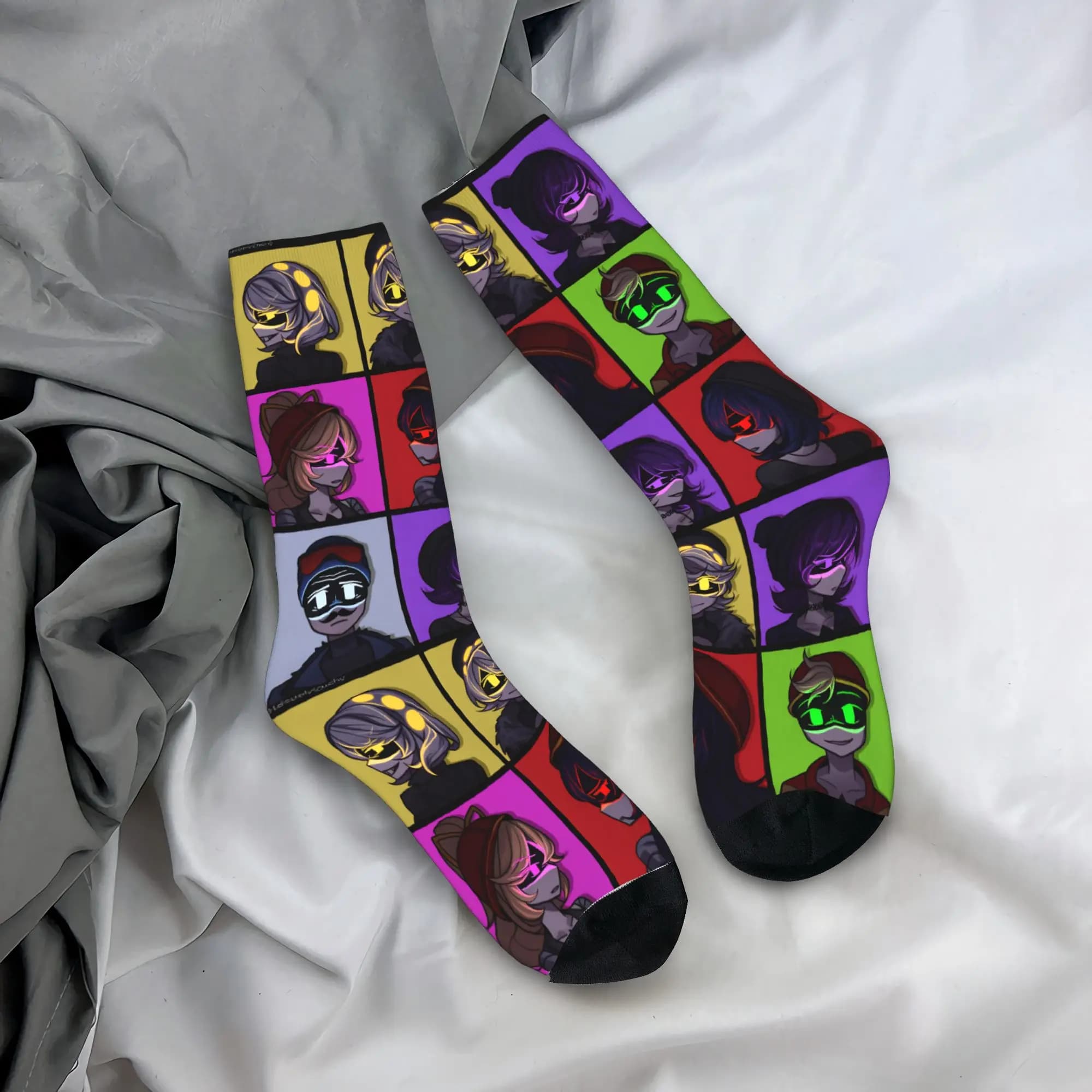 Murder Drones Socks Non Slip Stockings Adults Men Soft Breathable Outdoor Sports Socks Autumn Korean Design Socks