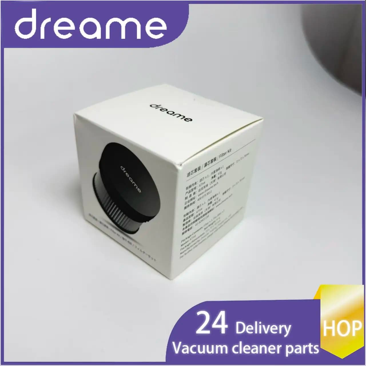 Original HEPA Filter for Dreame V12 Pro Wireless Vacuum Cleaner V10 V11 V12 V12 Pro V16 Washable High Efficiency Filter
