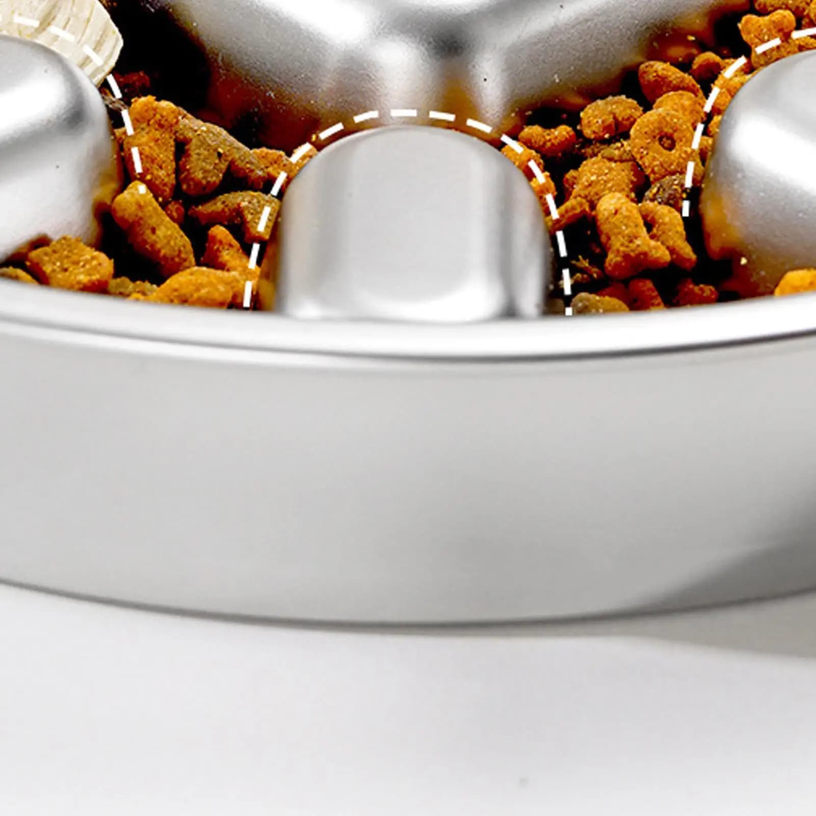 Ciotole per cani a lenta alimentazione, anti-soffocamento, a labirinto, con base antiscivolo per cani che mangiano rapidamente