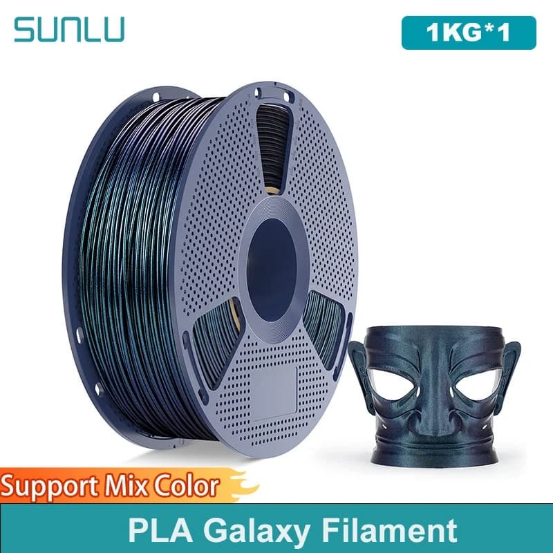 SUNLU 1KG PLA Filament Galaxy 1,75mm 1KG Filament Texture Galaxy Filament Suitable for most FDM printers