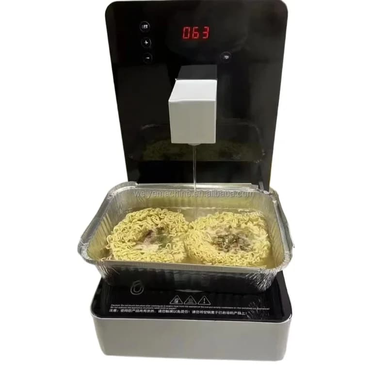 Self-service Electric Noodle Induction Cooker Machine for Cooking Instant Noodles Adjust the Temperature Water Volume