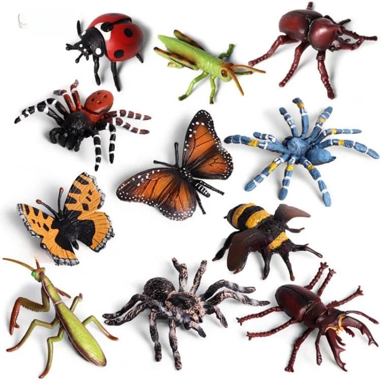 Children's Toy Reatic Animal Insect Model asopper Simulation Toy Doll for Kids Eonal Playhouse Toy