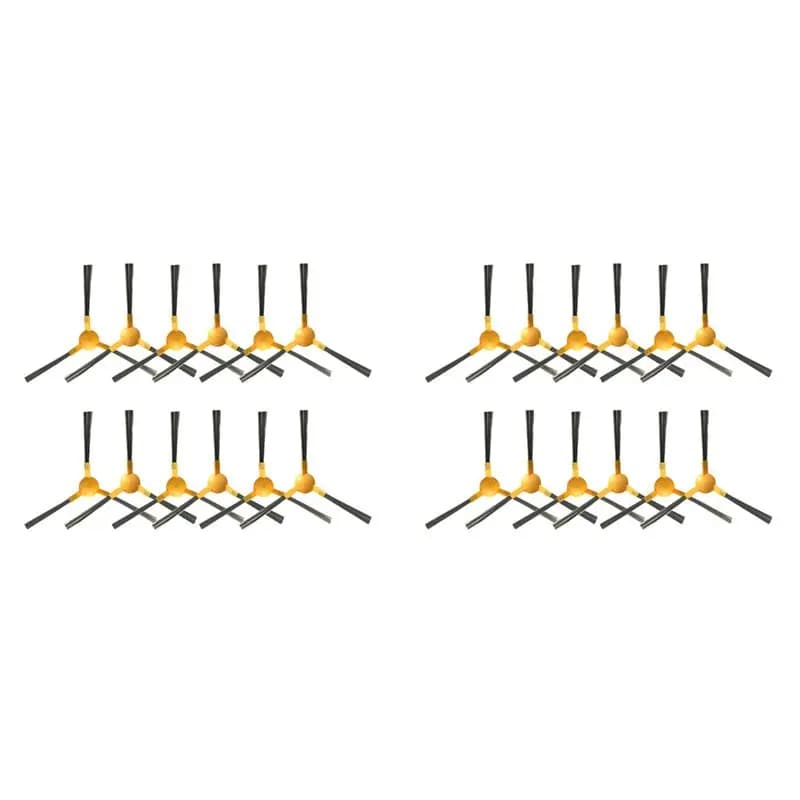 ABBZ-24Pcs Lateral Brushes for Robot Vacuum Cleaner Ikhos Create Netbot S15, Neatsvor X500 X600, Tesvor X500 Pro