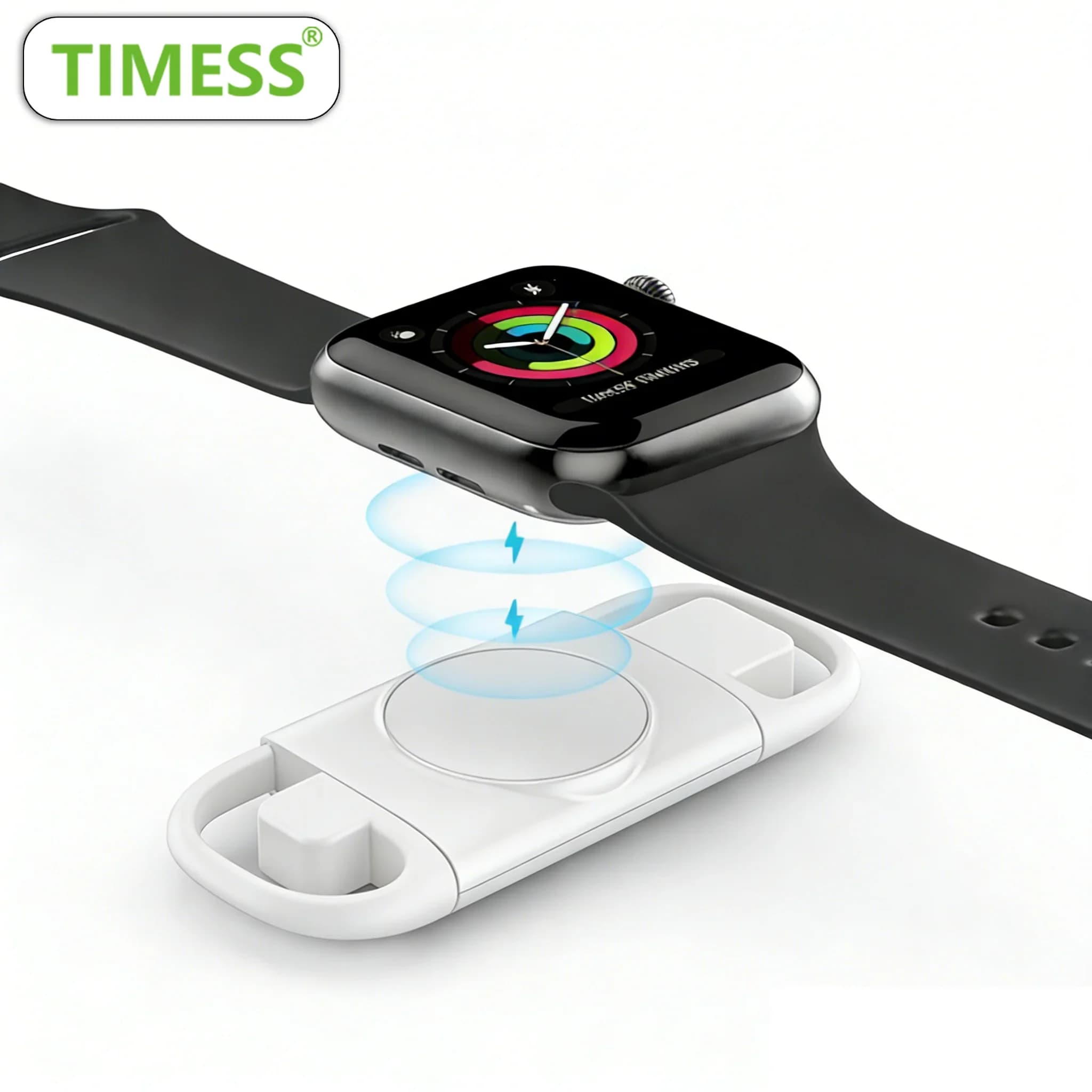 Caricatore Wireless 2 in 1 Rapido per iWatch Apple Watch Serie Ultra 11 9 8 7 6 5 4 SE, Stazione di Ricarica USB/TYPE-C con Supporto