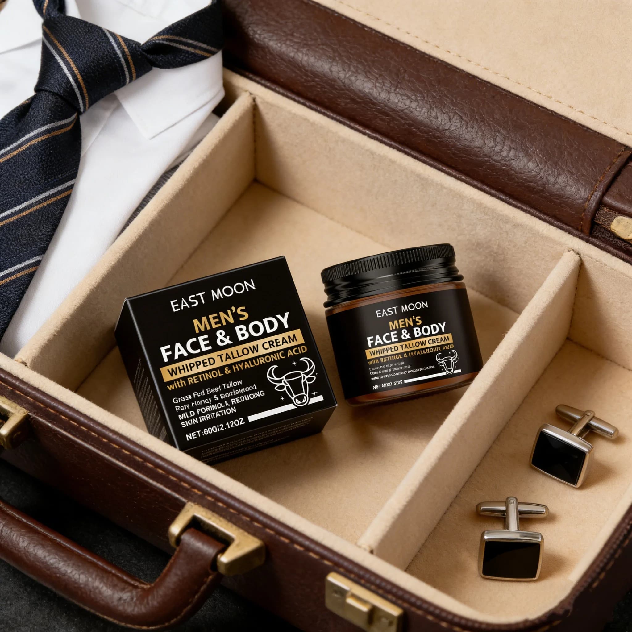 East Moon Crema Idratante Viso Uomo Anti-Secchezza Effetto Lifting Rassodante Protezione Barriera Quotidiana per Climi Freddi Crema Idratante Delicata