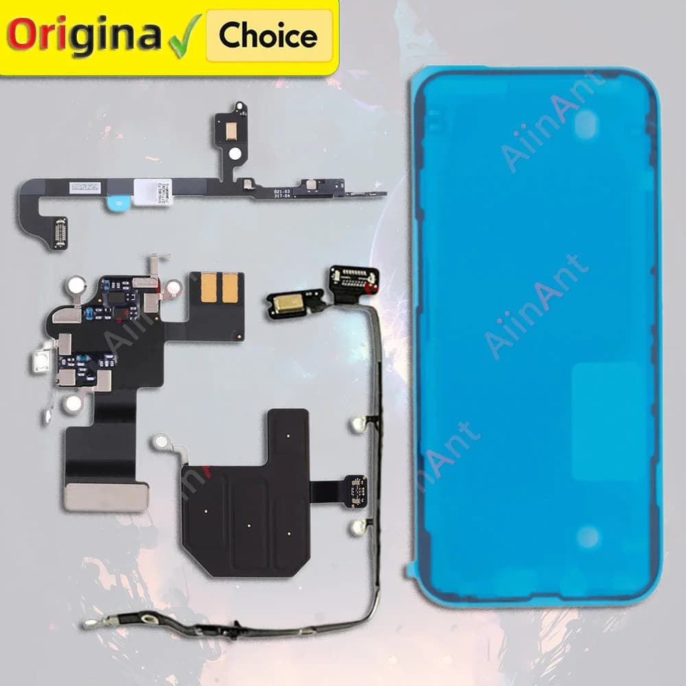 AiinAnt Adesivo + Flex Bluetooth GPS Antenna cellulare NFC Segnale WI-FI Cavo flessibile Wifi per iPhone 13 Pro Max mini Pezzo di ricambio