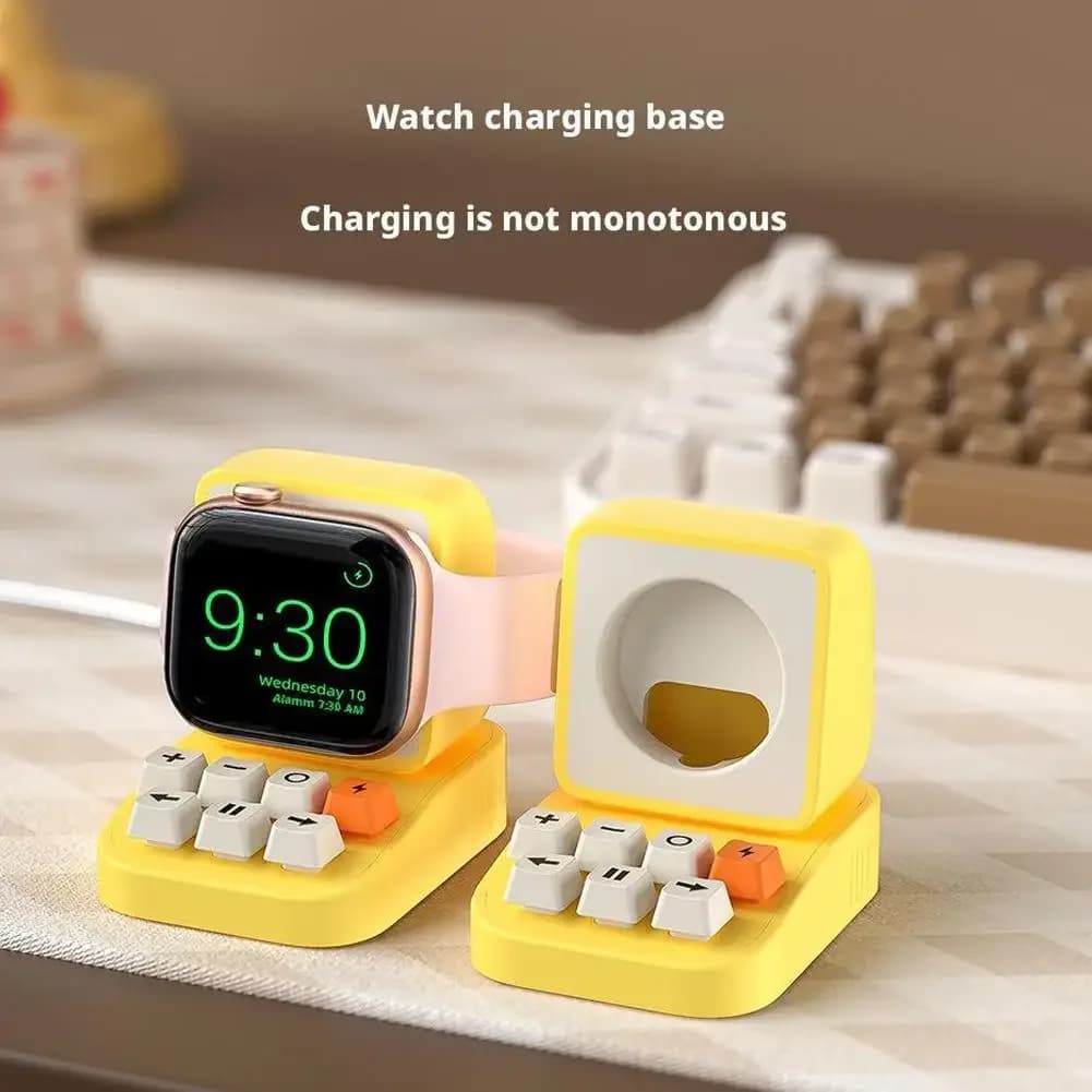Nuovo supporto per caricabatterie per Apple Watch 10 9 8 7 6 5 SE 3 Ultra 1 2 stazione dock per caricabatterie per supporto per cavo di ricarica in silicone Iwatch