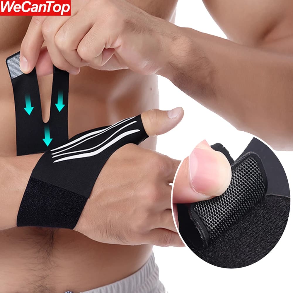 1 tutore per pollice e polso ultrasottile 2 in 1 - compressione regolabile per tunnel carpale, pollice trigger, tendinite e supporto ulnare