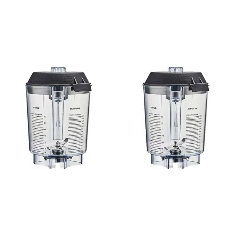 YANA35R 2X For VITAMIX VM0149 VM0122 VM0127 VM0199 Replacement Blender Cup With Spare Knife Smoothie Machine Parts