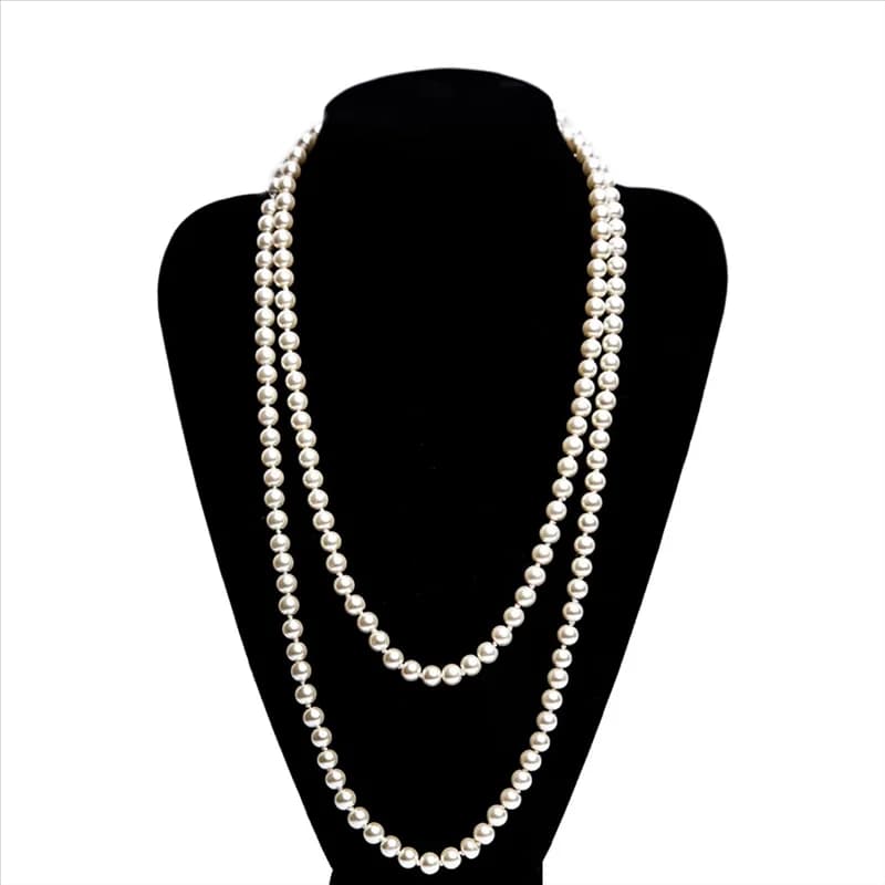 ABQR 1920S Cosplay Accessories Set for Women Fascia flapper 20S Cover Collana Gloves