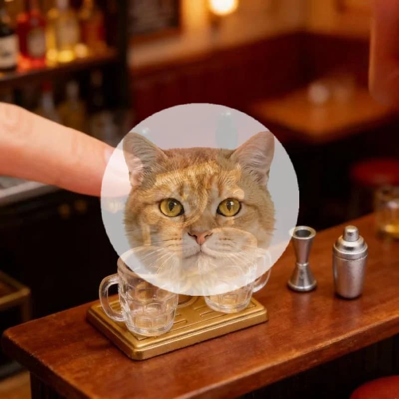 Popolare Set di 5 Pezzi di Ornamenti in Miniatura per Casa delle Bambole, Modellini di Boccali di Birra, Giocattoli in Miniatura per Cibo e Gioco