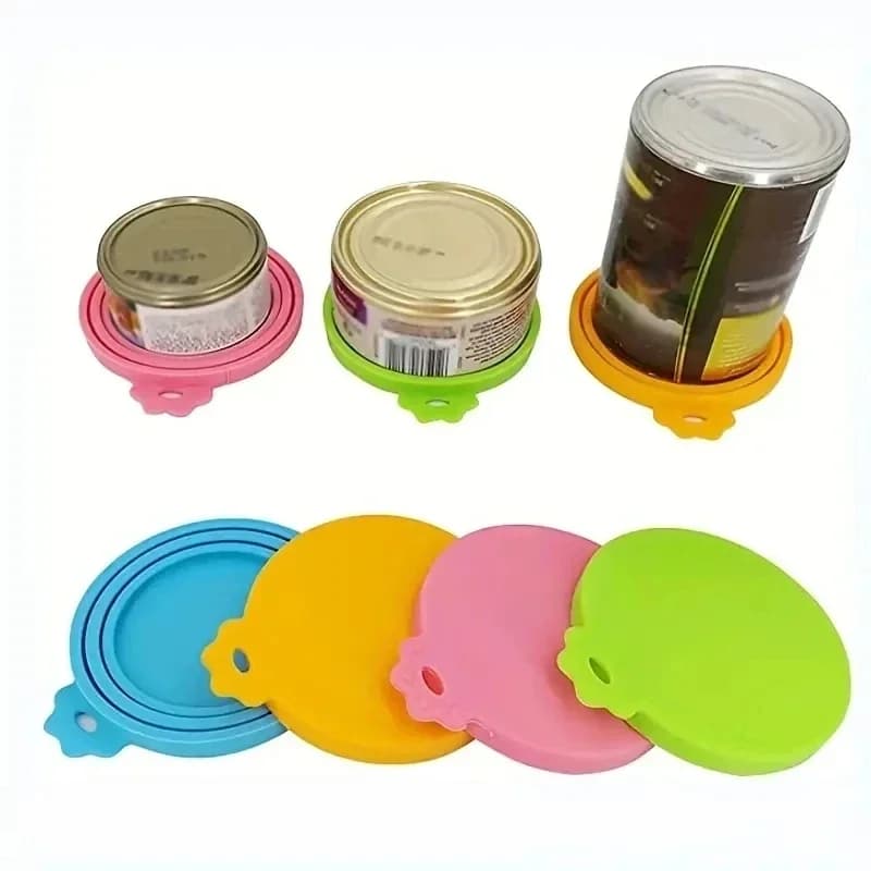 Reusable Silicone Pet Can Lid Bpa Free, Suitable For Most Sized Dog And Cat Cans - Keeps Food Fresh Prevents Bacterial Odors