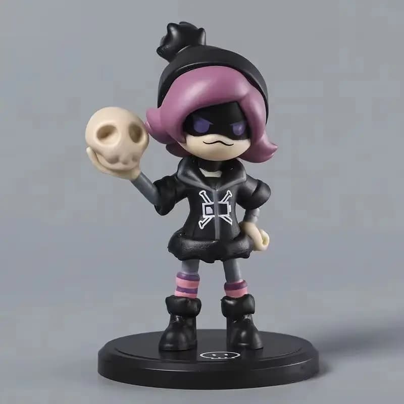 Nuovo in Stock: Murder Drones Chibi UZI V Figure - Statuetta da Collezione Q Version Carina per Desktop, Confezionata, Regalo per i Fan degli Anime