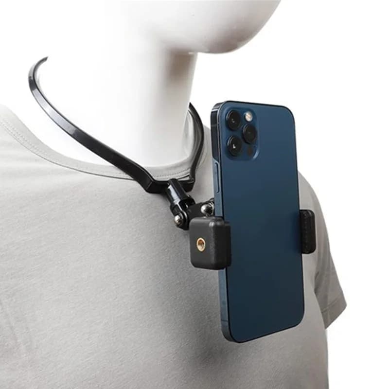Hands Free Wearable Neck Holder Lazy Phone Stand Universal Hanging Mount For Cell Phone Action Camera GoPro Dock Station Bracket