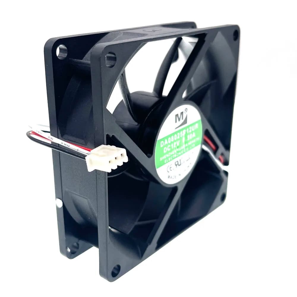 DA08025B12UR 8cm 8025 80x80x25mm 80mm Ventola DC 12V 0.50A Doppio cuscinetto a sfere Ventola di raffreddamento ad alto volume Server Alimentatore inverter