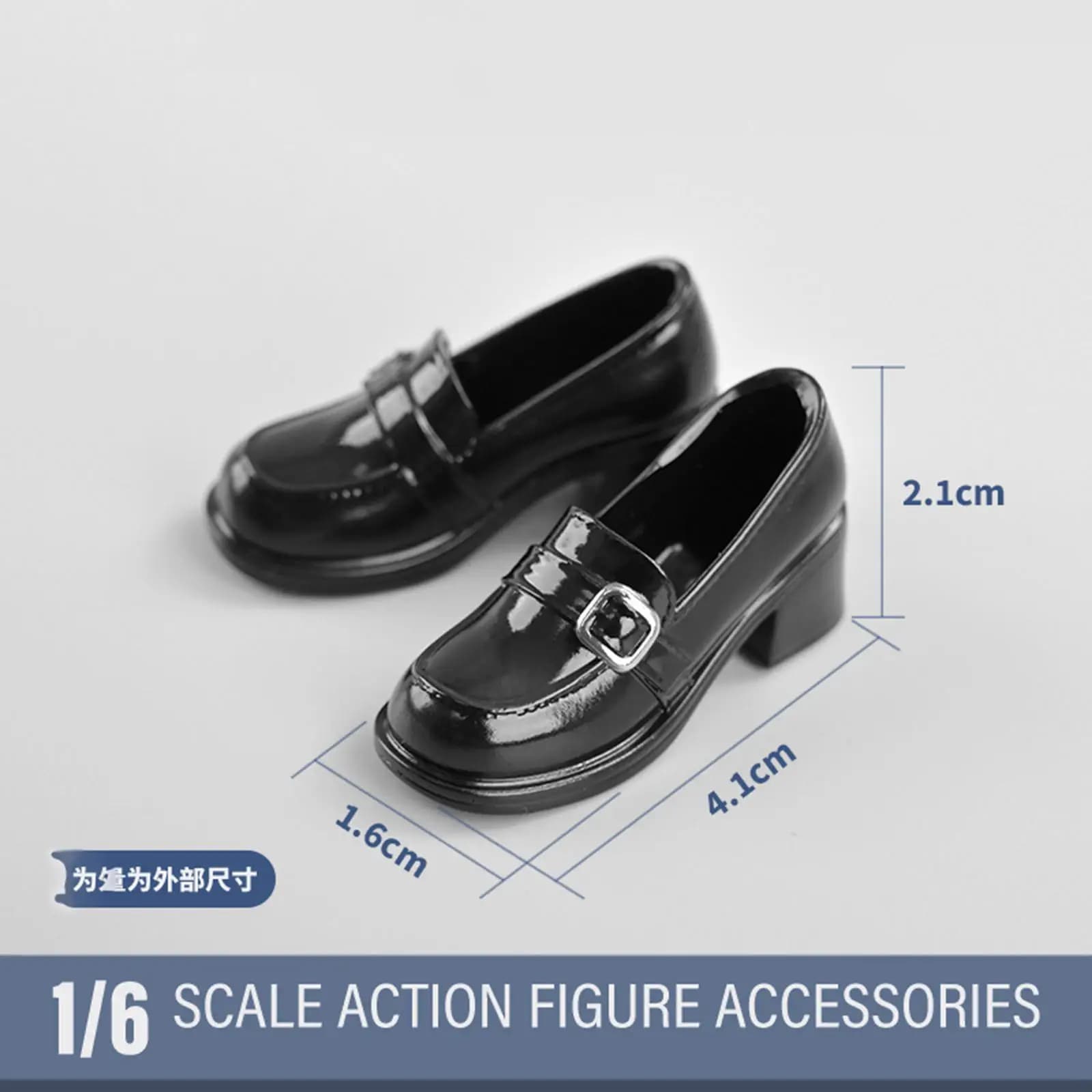 Scarpe Loafer Premium per Action Figure, Calzature in Miniatura Facili da Indossare per Bambole Barbie alla Moda